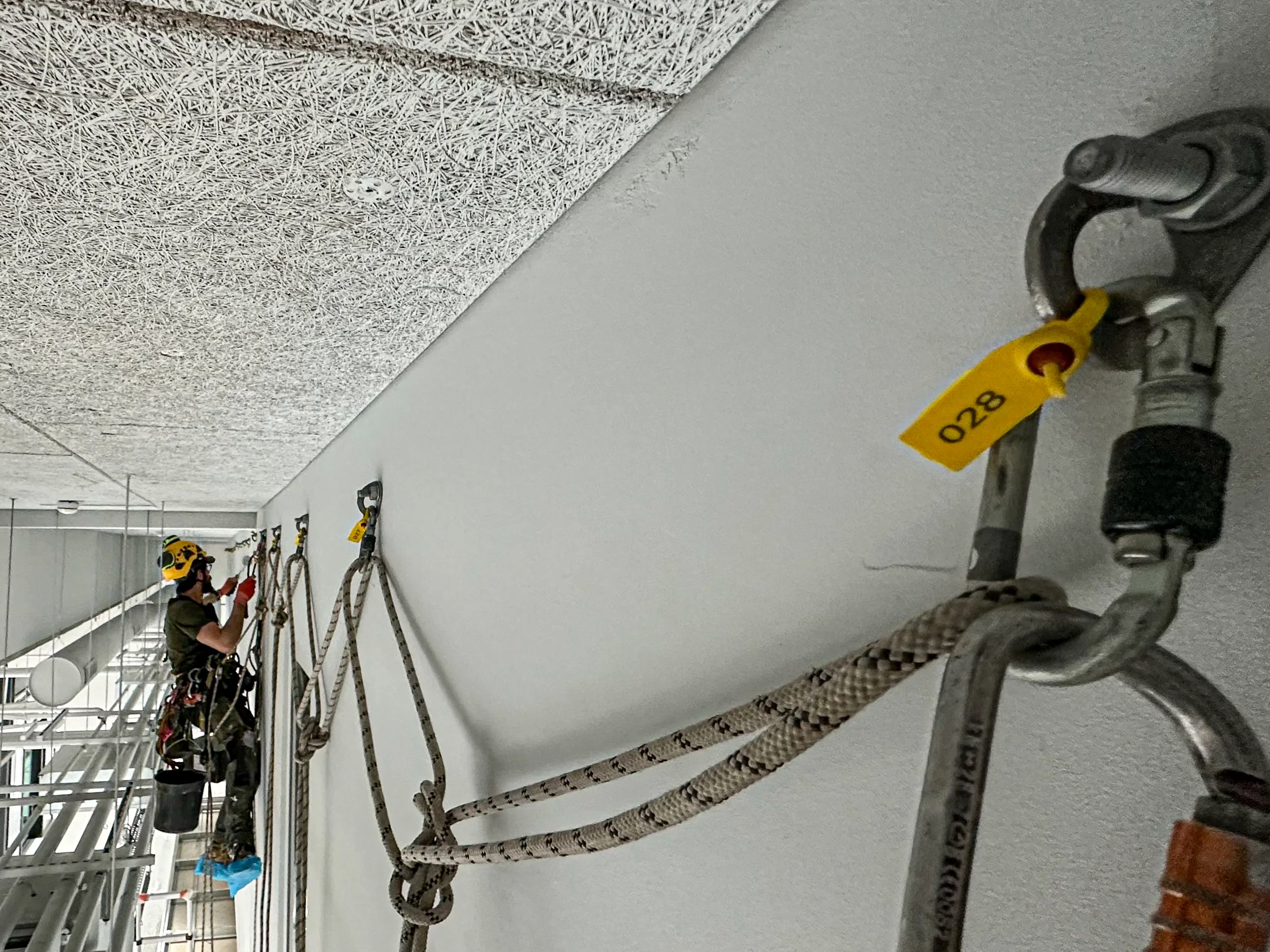 Intervention de cordistes MS Access pour finition et ancrages en hall chez EIFFAGE à Bordeaux (bâtiment) – 4